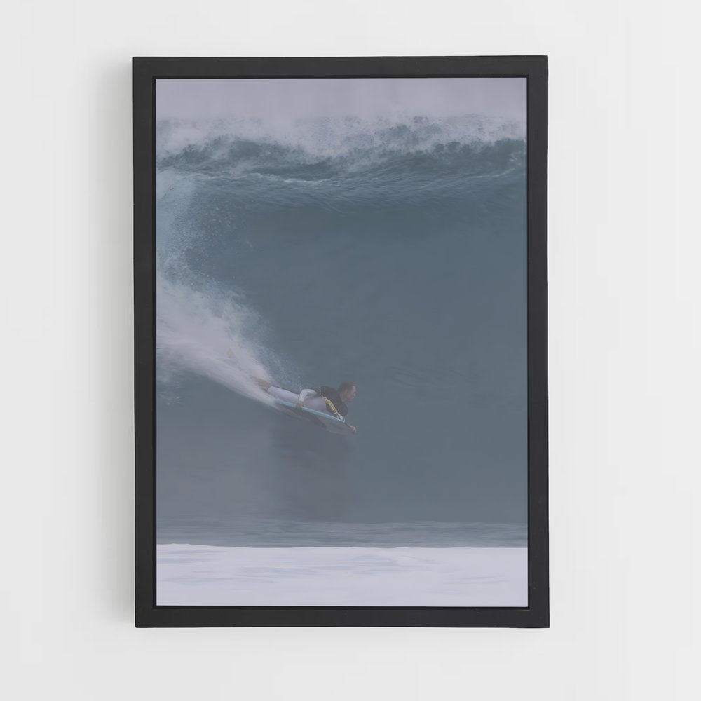 Poster Surf et Vagues – affiche Bodyboard (vue 2)